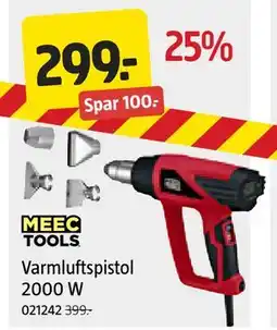 Jula Varmluftspistol 2000 W tilbud