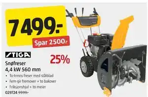 Snøfreser 4,4 kW 560 mm