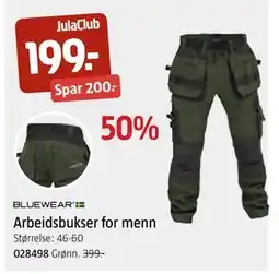 Jula Arbeidsbukser for menn, Medlemspris tilbud
