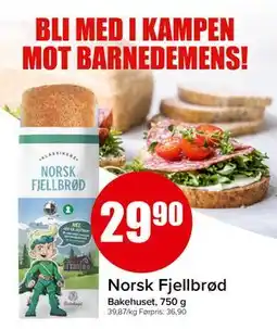 Spar Norsk Fjellbrød tilbud