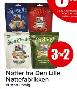 Spar Nøtter fra Den Lille Nøttefabrikken tilbud