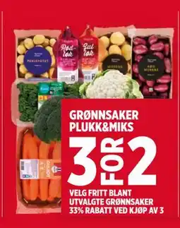 Meny GRØNNSAKER PLUKK&MIKS tilbud