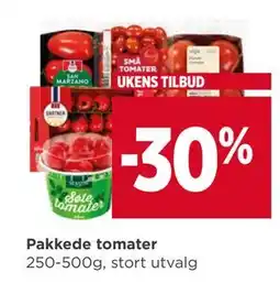 Meny Pakkede tomater tilbud