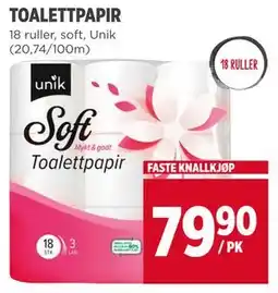 Meny TOALETTPAPIR tilbud