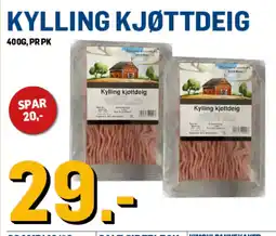 Price Lagerbutikk Kylling kjøttdeig tilbud