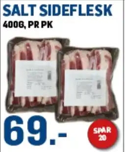 Price Lagerbutikk Salt sideflesk tilbud