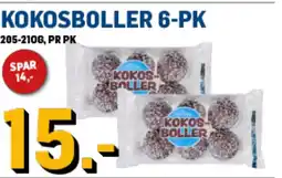 Price Lagerbutikk Kokosboller 6-pk tilbud