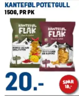 Price Lagerbutikk Kanteføl potetgull tilbud