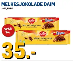Price Lagerbutikk Melkesjokolade Daim tilbud