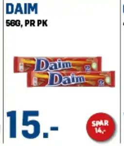 Price Lagerbutikk Daim tilbud
