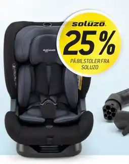 Thansen 25% PÅ BILSTOLER FRA SOLUZO tilbud
