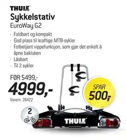 Thansen Sykkelstativ tilbud