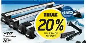 20% THULE SKI- OG TAKSTATIV
