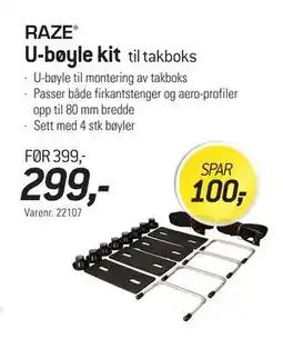 Thansen U-bøyle kit tilbud