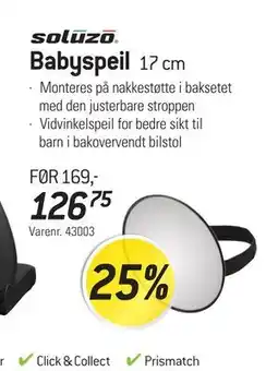Thansen Babyspeil tilbud