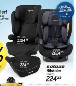 Thansen Bilstoler tilbud