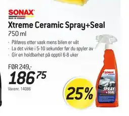 Thansen Xtreme Ceramic Spray+Seal tilbud