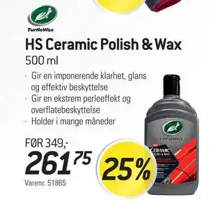 Thansen HS Ceramic Polish & Wax tilbud