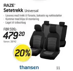 Thansen Setetrekk tilbud