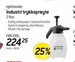 Thansen Industri trykksprøyte tilbud