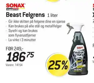 Thansen Beast Felgrens tilbud