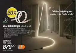 Thansen LED arbeidslys tilbud