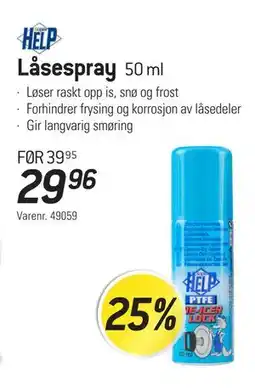 Thansen Låsespray tilbud