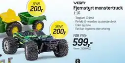 Thansen Fjernstyrt monstertruck tilbud