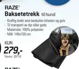 Thansen Baksetetrekk tilbud