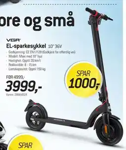 Thansen EL-sparkesykkel tilbud