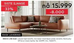 Jessie hjørnesofa