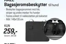 Thansen Bagasjeromsbeskytter tilbud