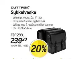 Thansen Sykkelveske tilbud