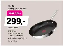 ELON TEFAL Stekepanne Infinite tilbud