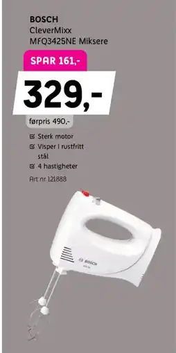 ELON BOSCH CleverMixx MFQ3425NE Miksere tilbud