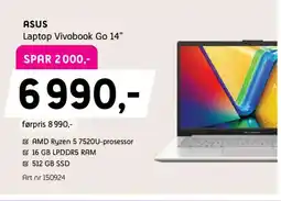 ELON ASUS Laptop Vivobook Go 14" tilbud