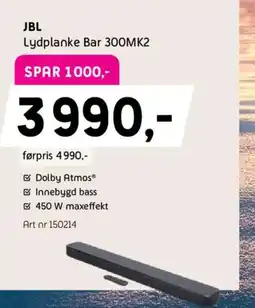ELON JBL Lydplanke Bar 300MK2 tilbud