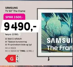 ELON SAMSUNG TV 50" The frame tilbud