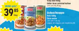 Eurocash FELIX Gulaschsoppa tilbud