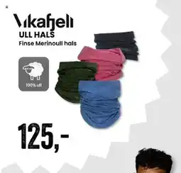 Sport Outlet Finse merinoull hals tilbud