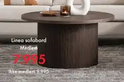 Fagmøbler Linea sofabord tilbud