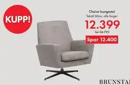 Fagmøbler Choice loungestol tilbud