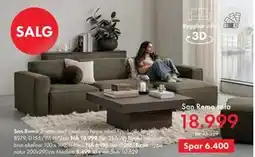 Fagmøbler San Remo sofa tilbud