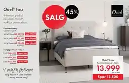Fagmøbler Odel Foss Kontinentalseng tilbud
