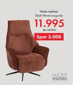 Fagmøbler Victor recliner tilbud