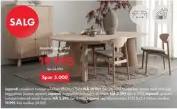 Fagmøbler Japandi spisebord tilbud