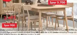Fagmøbler Fyn spisestol Hvitoljet tilbud