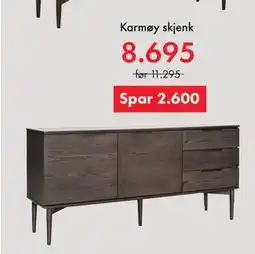 Fagmøbler Karmøy skjenk tilbud