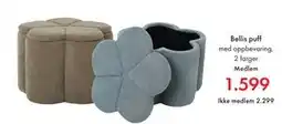 Fagmøbler Bellis puff tilbud