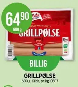 Kiwi GRILLPØLSE tilbud